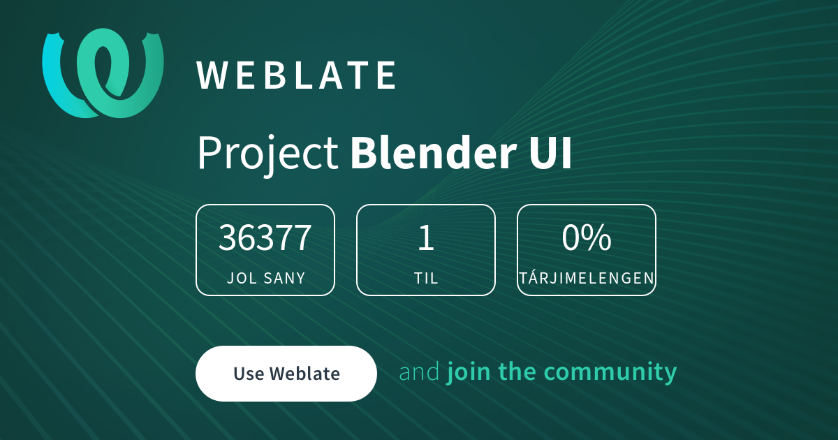Blender ui